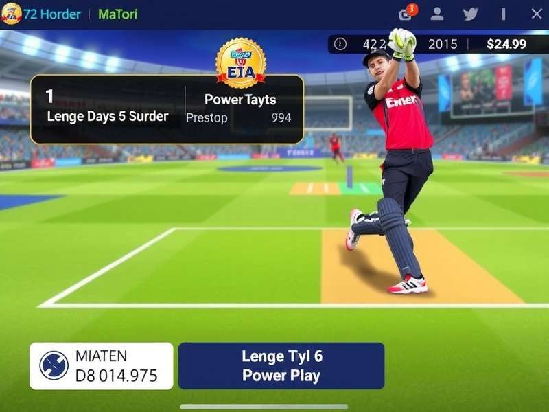Fantasy T20 Power Play Gameplay
